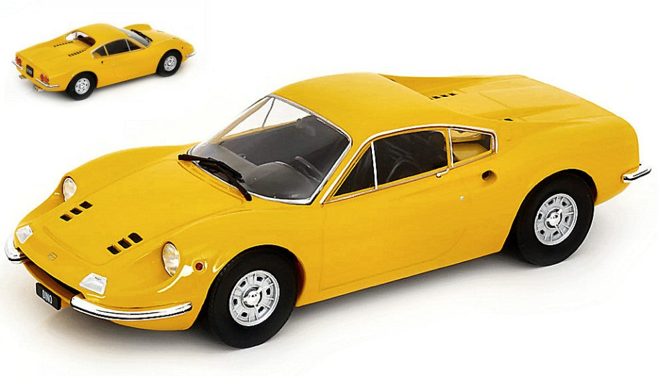 FERRARI DINO 246 GT 1969 YELLOW 1:18 - ModelCarGroup - MCG18168
