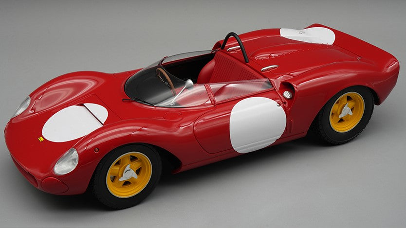 FERRARI 206 DINO SP SEFAC 1965 PRESS VERSION RED 1:18 - Tecnomodel - TMD18234A