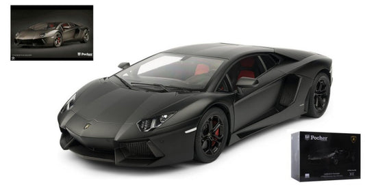 LAMBORGHINI AVENTADOR LP700-4 BLACK KIT 1:8 - Pocher - HK121F