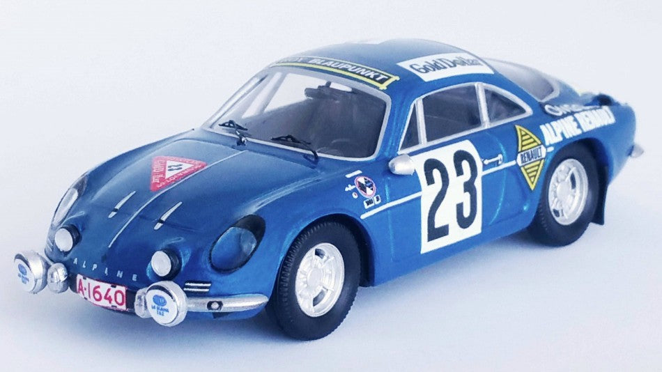 ALPINE A110 1000 LAKES RALLY 1969 LUSENIUS-HALME 1:43 - Trofeu - TFRRFI32