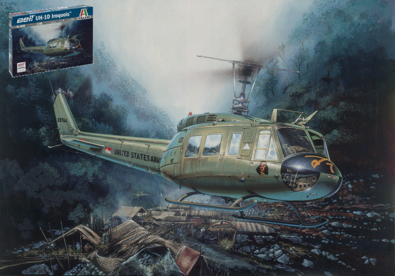 UH-1D SLICK KIT 1:48 - Italeri - IT0849