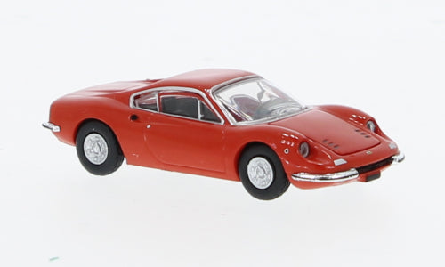 FERRARI DINO 246 GT 1969 LIGHT RED 1:87 - Premium Classixxs - PCX870632