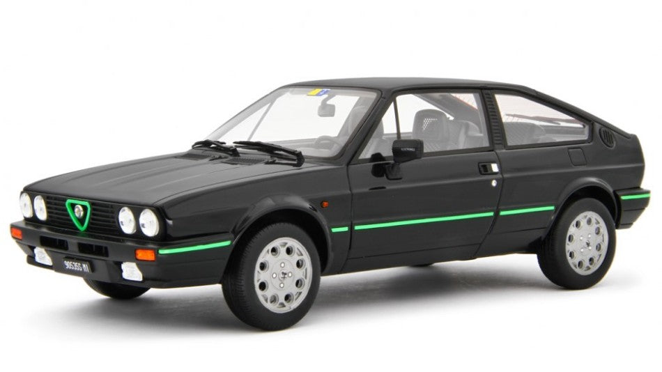 ALFA SPRINT 1.5 Q.V.1983 BLACK 1:18 - Laudo Racing - LM184D