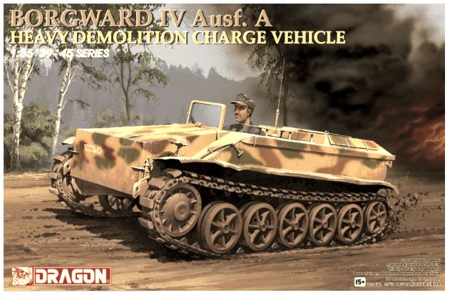BORGWARD IV AUSF. A HEAVY DEMOLITION CHARGE VEHICLE KIT 1:35 - Dragon - D6101
