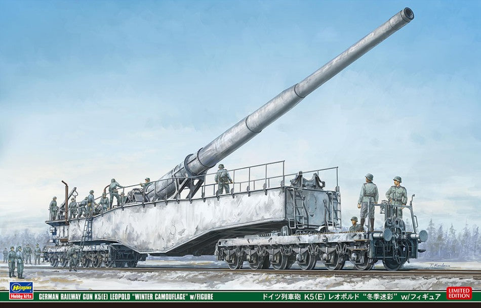 EISENBAHNGESCHUTZ LEOPOLD WINTERTAMUNG KIT 1:72 - Hasegawa - HA30070