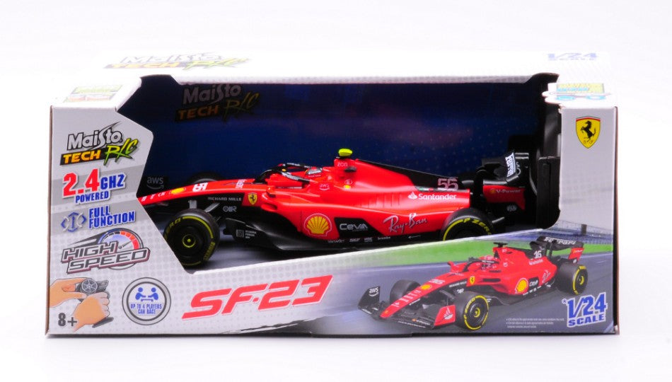 FERRARI SF-23 F1 N.55 C.SAINZ 2.4 GHZ RADIOCOMANDO 1:24 - Maisto - MI82357S