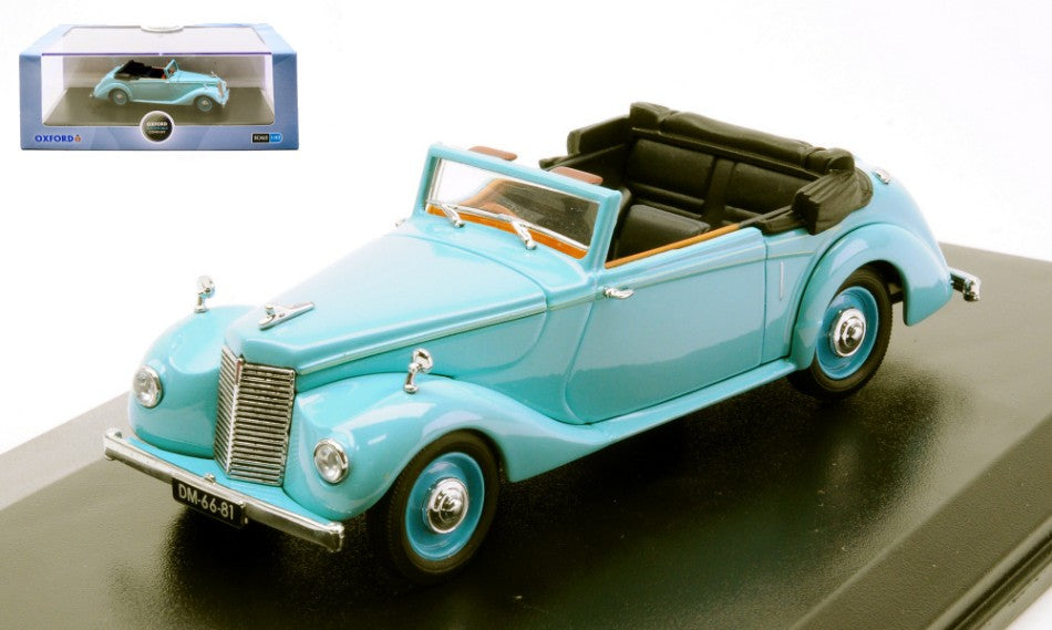ARMSTRONG SIDDELEY HURRICANE CABRIO OPEN 1946 LIGHT TURQOISE 1:43 - Oxford - OXFASH003