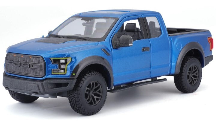 FORD F-150 RAPTOR SE TRUCKS 2017 BLUE 1:24 - Maisto - MI31266B