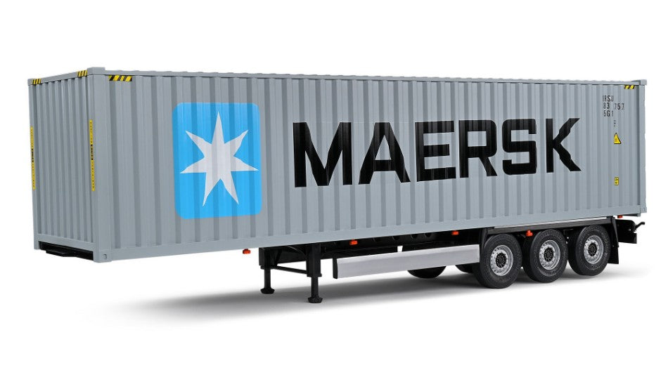 CONTAINER TRAILER TRUCK CMA CGM BLUE 1:24 - Solido - SL2400505