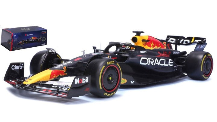 RED BULL RB19 N.1 2023 MAX VERSTAPPEN W/HARD CASE 1:18 - Burago - BU18004