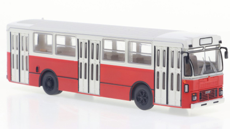 FIAT 418 AL AUTOBUS 1972 BEIGE-RED 1:87 - Brekina - BRE59952