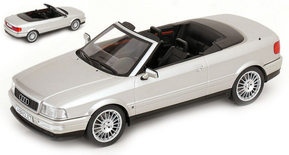AUDI 80 CABRIO 1991 SILVER 1:18 - ModelCarGroup - MCG18373
