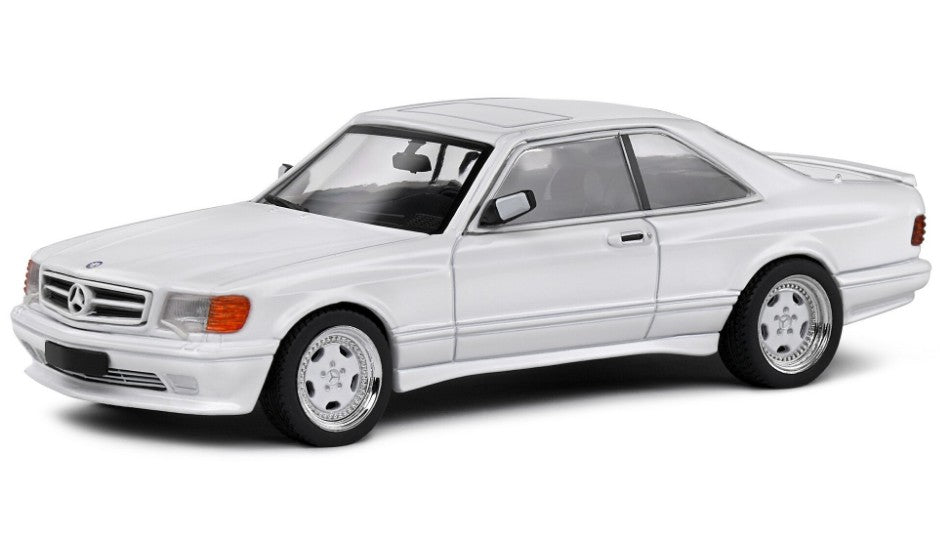MERCEDES S-CLASS 560SEC AMG (C126) WIDE BODY 1990 WHITE 1:43 - Solido - SL4310904