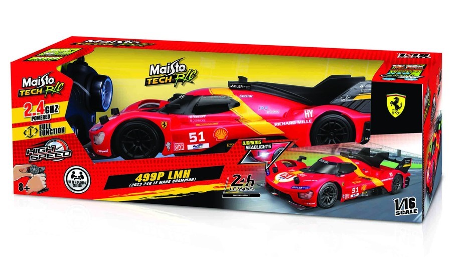 FERRARI 499P N.51 WINNER 24 H LE MANS 2023 RADIOCOMANDO 1:16 - Maisto - MI82861