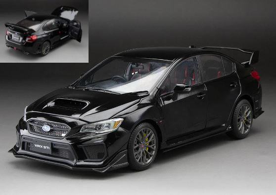 SUBARU WRX STi CUSTOMISED VERSION BLACK 1:18 - SunStar - SS5557