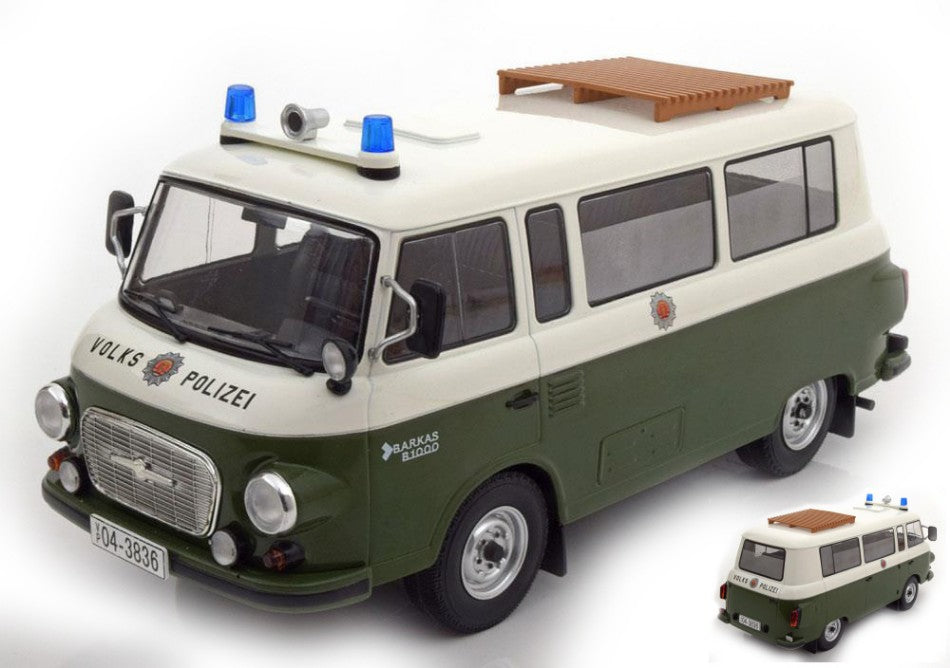 BARKAS B 1000 MINI BUS VOLKSPOLIZEI 1965 1:18 - ModelCarGroup - MCG18009