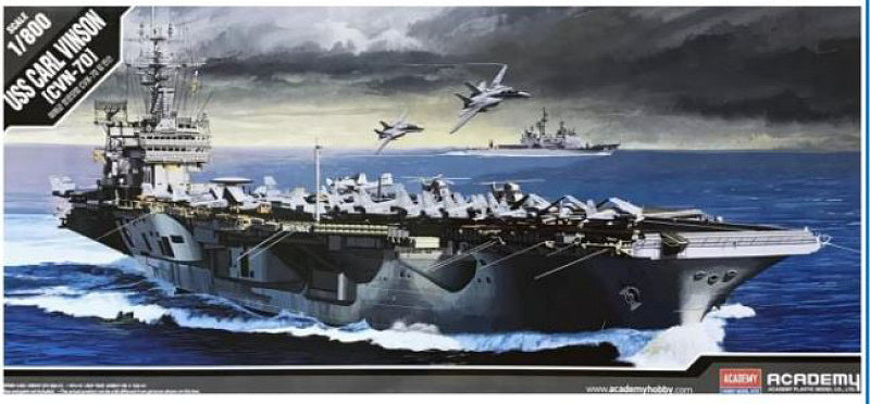 PORTAEREI USS CARL VINSON KIT 1:800 - Academy - ACD14209