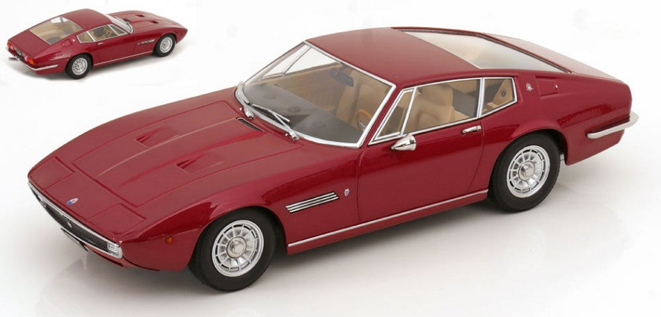 MASERATI GHIBLI COUPE' 1969 METALLIC RED 1:18 - KK Scale - KKDC181273