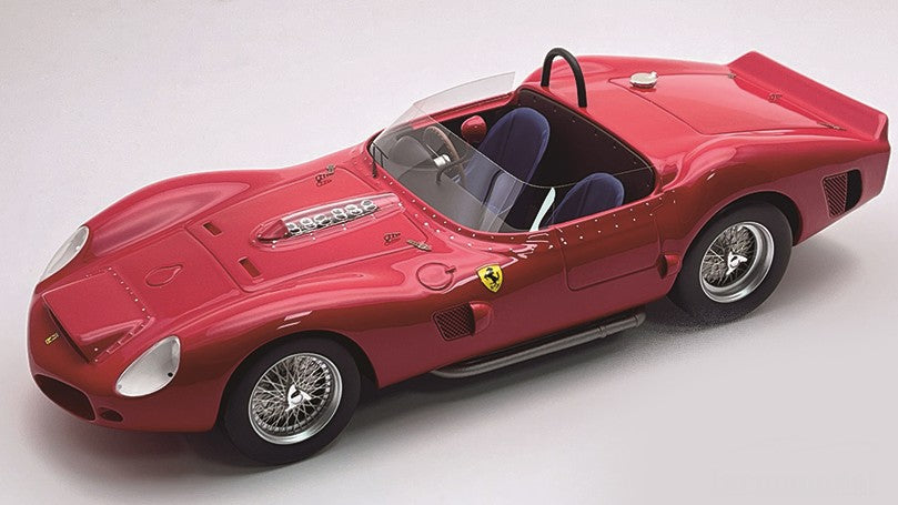 FERRARI 330 TRI NO ROOL-BAR LOWER WINDSHIELD PRESS VERSION RED 1:18 - Tecnomodel - TMD18232F