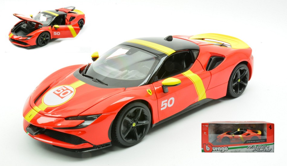 FERRARI SF90 STRADALE N.50 ASSETTO FIORANO 1:18 - Burago - BU16021