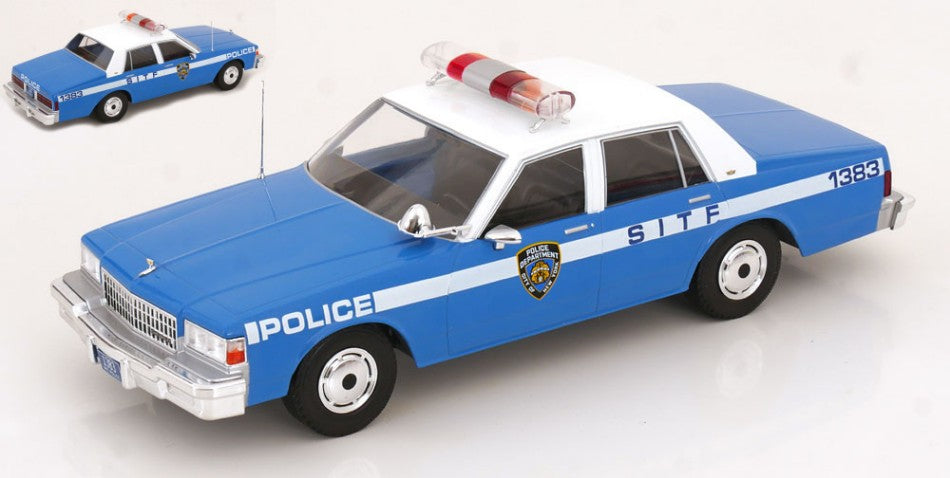 CHEVROLET CAPRICE 1987 NYPD NEW YORK POLICE 1:18 - ModelCarGroup - MCG18360