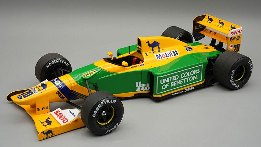 BENETTON B192 N.20 BRITISH GP 1992 M.BRUNDLE 1:18 - Tecnomodel - TMD18374B