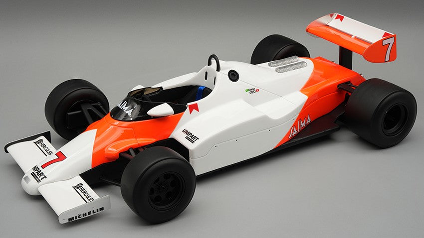 McLaren MP4/1C n°7 (1983) 1:18 - Ayrton Senna - Silverstone Test Drive - TMD18385E - Tecnomodel