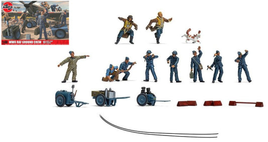 WWII RAF GROUND CREW KIT 1:48 - Airfix - A04702