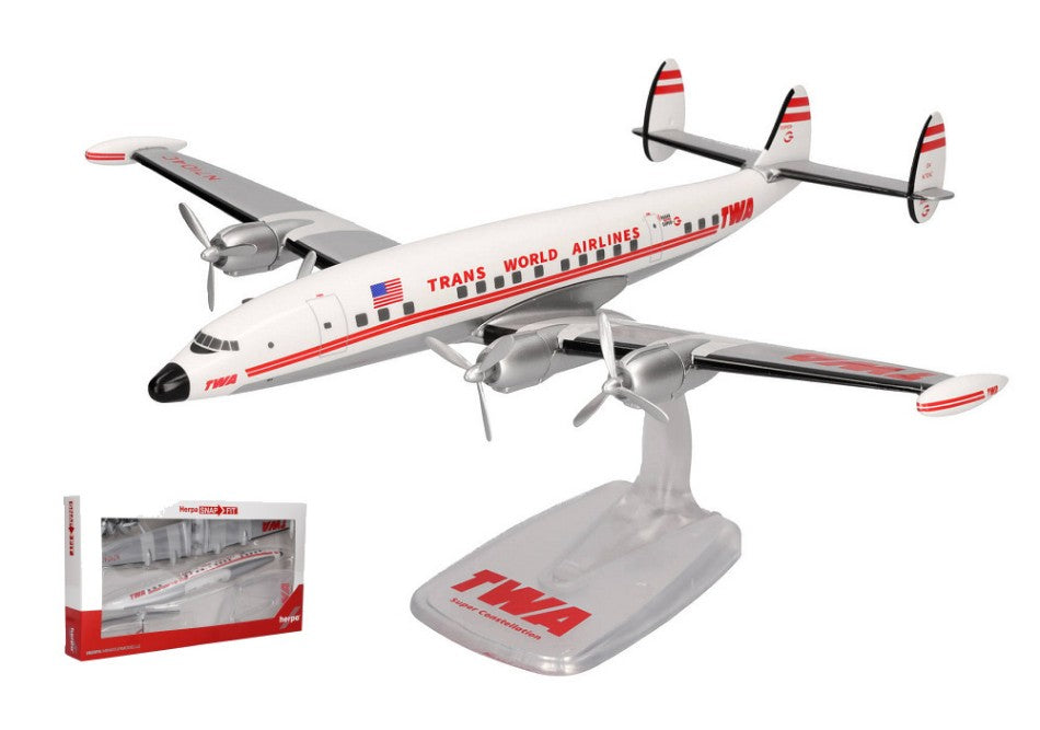 LOCKHEED L-1049G SUPER COSTELLATION TWA 1:125 - Herpa - HP614467
