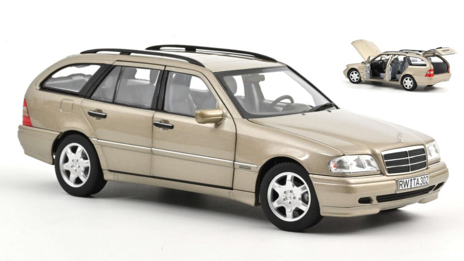 MERCEDES C-CLASS T-MODEL 1997 SMOKE SILVER 1:18 - Norev - NV183388