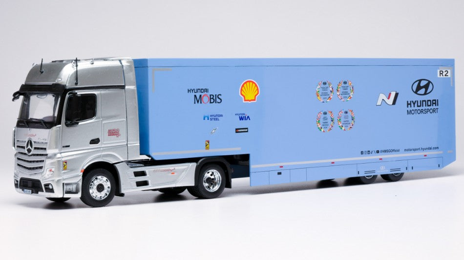 MERCEDES ACTROS (MP4) 2024 HYUNDAI MOTORSPORT 1:43 - Ixo Model - TTR036