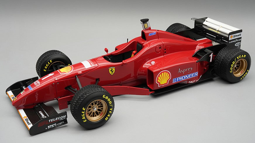 FERRARI F310 N.1 SPAIN GP 1996 RAIN TYRES M.SCHUMACHER 1:18 - Tecnomodel - TMD18387A