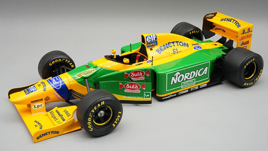 BENETTON B193B 1993 BARCELLONA TEST M.ALBORETO 1:18 - Tecnomodel - TMD18377A