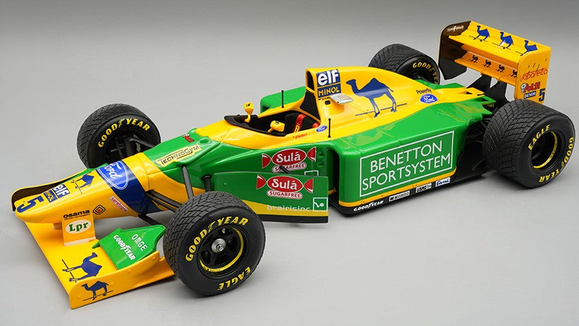 1/18 #5 Benetton B193 M.シューマッハー CAMELロゴ BENETTON B193B BRITISH GP 1993 RAIN TYRES M.SCHUMACHER 1:18