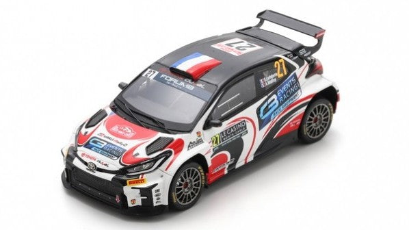 TOYOTA YARIS N.27 6th RC2 RALLY MONTE CARLO 2024 LEFEBVRE-MALFOY 1:43 - Spark Model - S6862