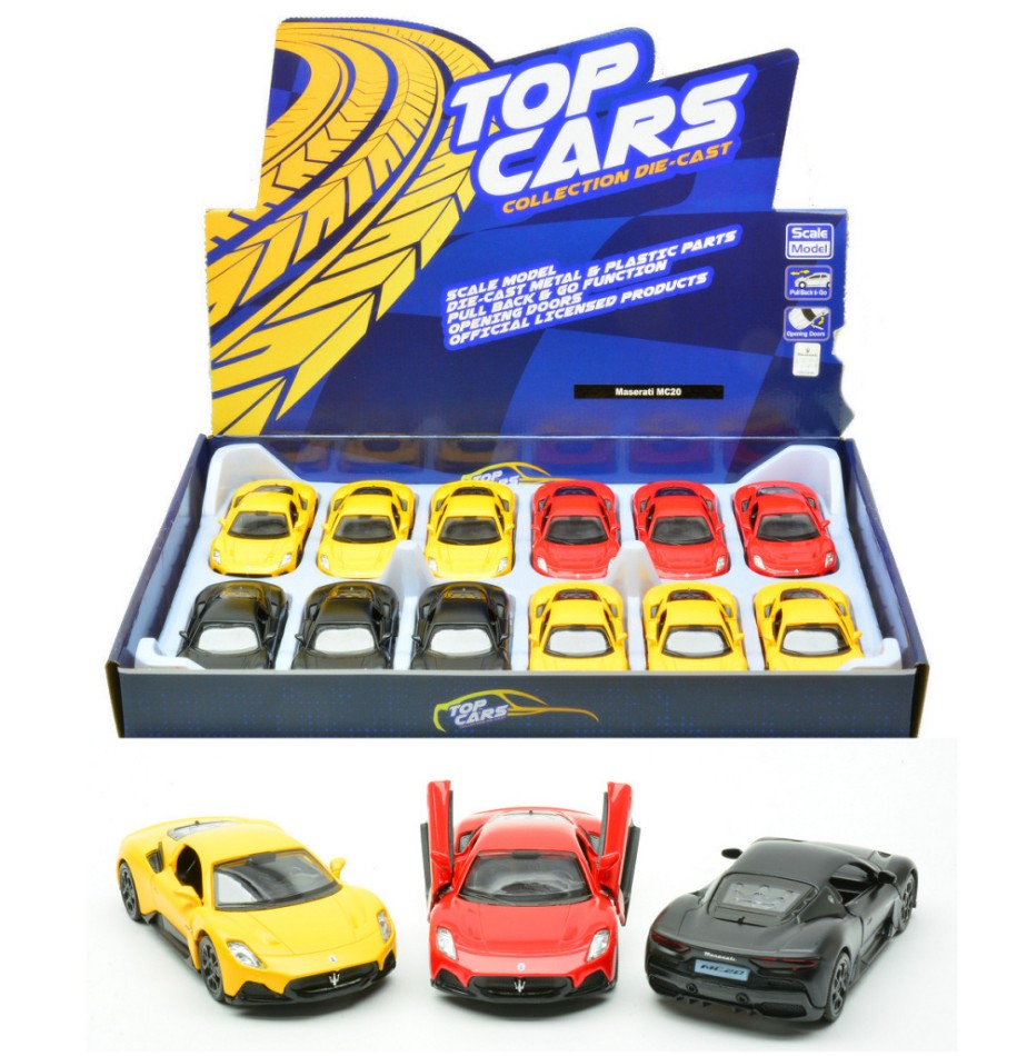 MASERATI MC20 COL.ASS. (5982) cm 12 - Kinsmart - KT18230