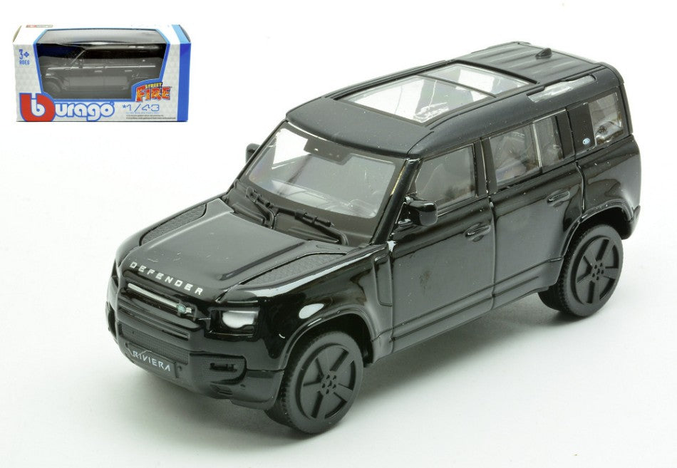 LAND ROVER DEFENDER 110 BLACK 1:43 - Burago - BU30471B