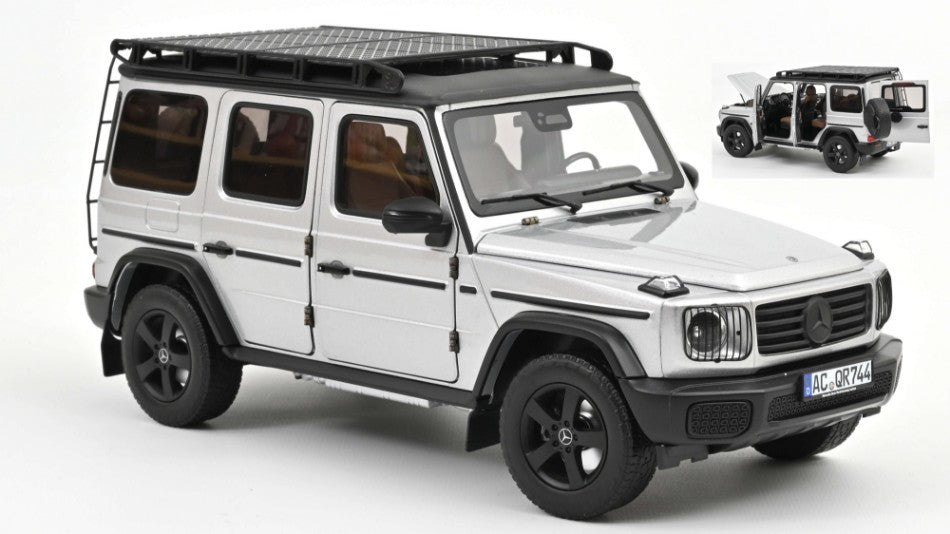 MERCEDES G-CLASS 2024 IRIDIUM SILVER 1:18 - Norev - NV183030