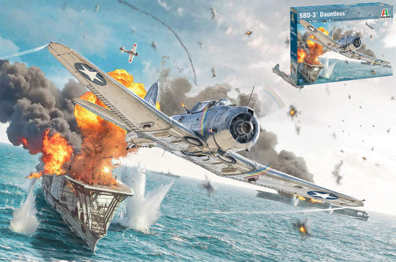 USN SBD-3 DAUNTLESS KIT 1:48 - Italeri - IT2841