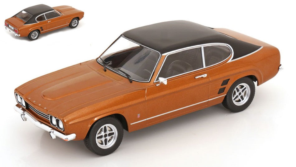 FORD CAPRI MK I GXL 1973 BROWN/BLACK 1:18 - ModelCarGroup - MCG18537