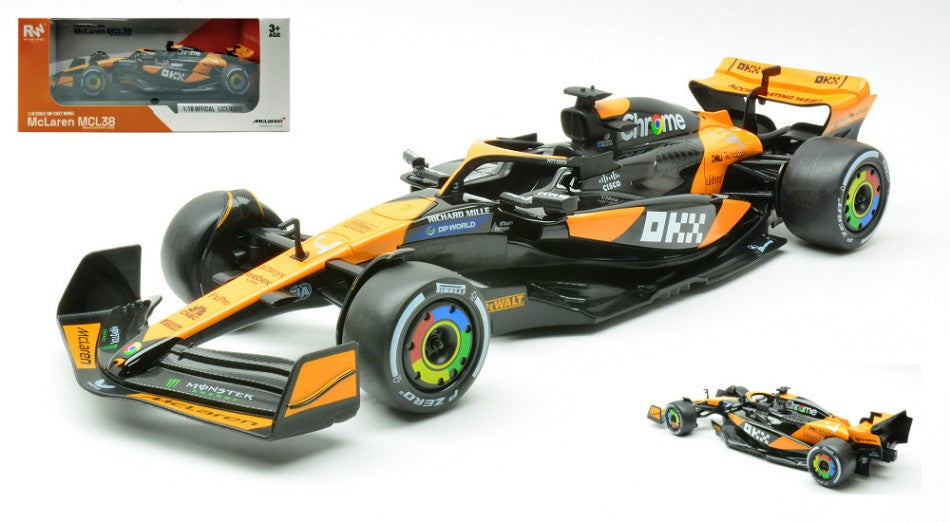 MC LAREN F1 MCL38 MIAMI GP 2024 1:18 - RE.EL.Toys - RE0848