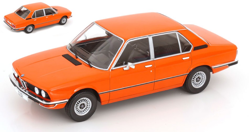 BMW 5er (E12) 1973 ORANGE 1:18 - ModelCarGroup - MCG18540