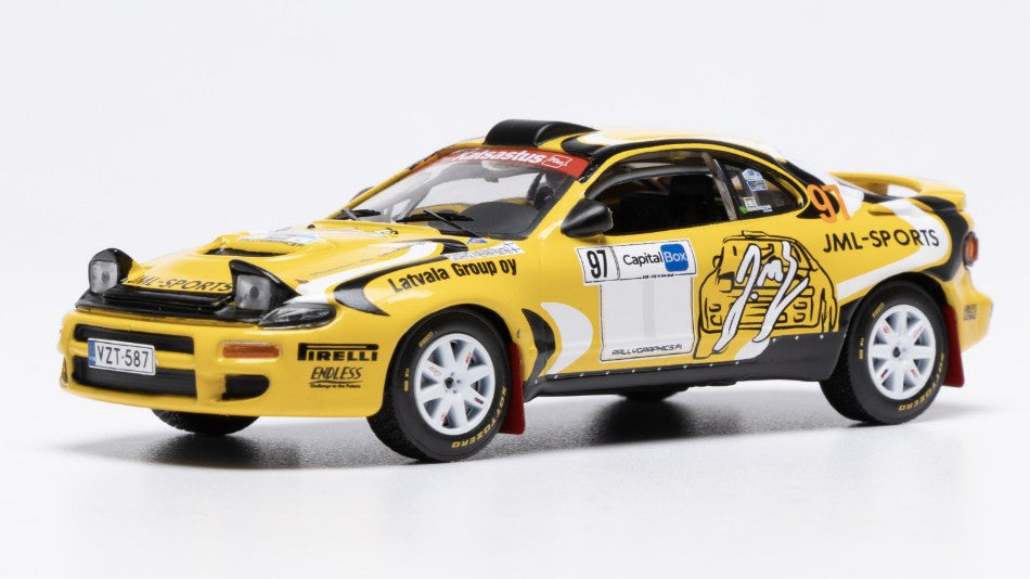 TOYOTA CELICA GT 4 TURBO N.97 RALLY ARCTIC LAPLAND 2024 LATV.-HANN.1:43 - Ixo Model - RAM992