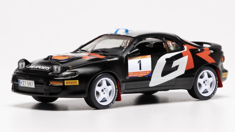 TOYOTA CELICA GT 4 TURBO N.1 RALLY COSTA BRAVA 2025 LATVALLA-HUSSI 1:43 - Ixo Model - RAM993
