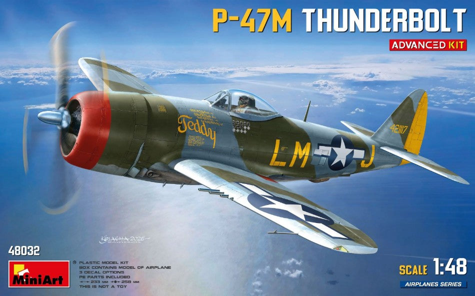 P-47M THUNDERBOLT ADVANCED KIT 1:48 - Miniart - MIN48032