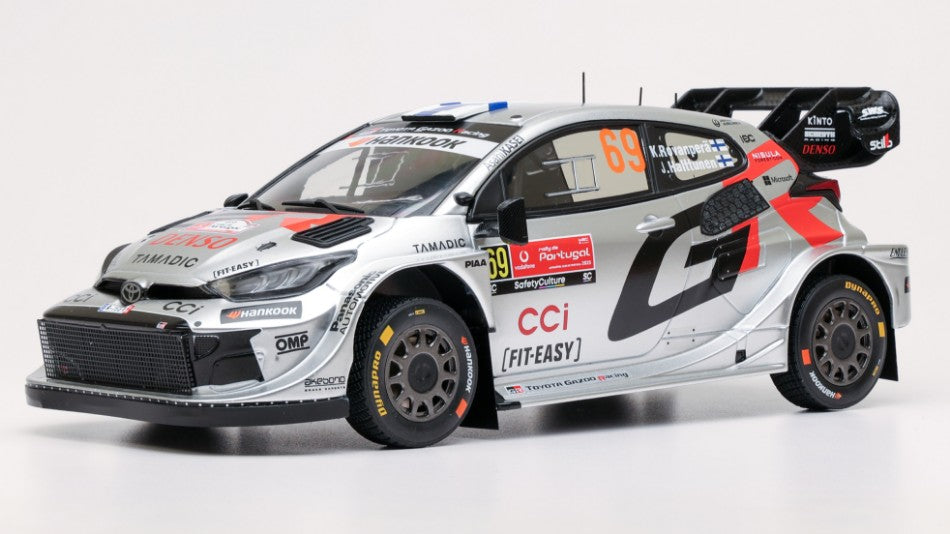 TOYOTA GR YARIS N.69 RALLY1 PORTUGAL 2025 ROVANPERA-HALTTUNEN 1:18 - Ixo Model - 18RMC250B