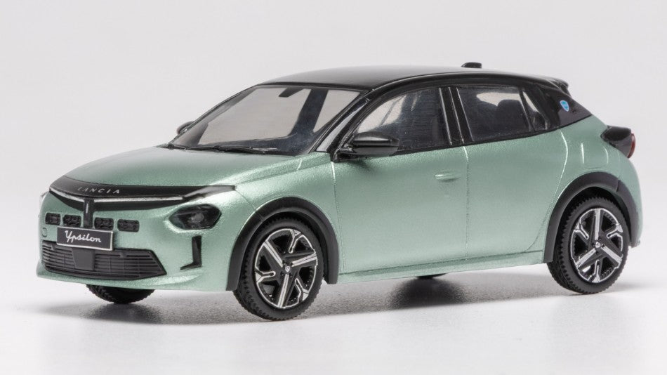 LANCIA YPSILON 2025 LIGHT GREEN/BLACK 1:43 - Ixo Model - CLC680