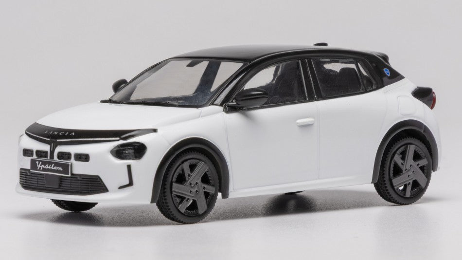 LANCIA YPSILON 2025 WHITE/BLACK 1:43 - Ixo Model - CLC679