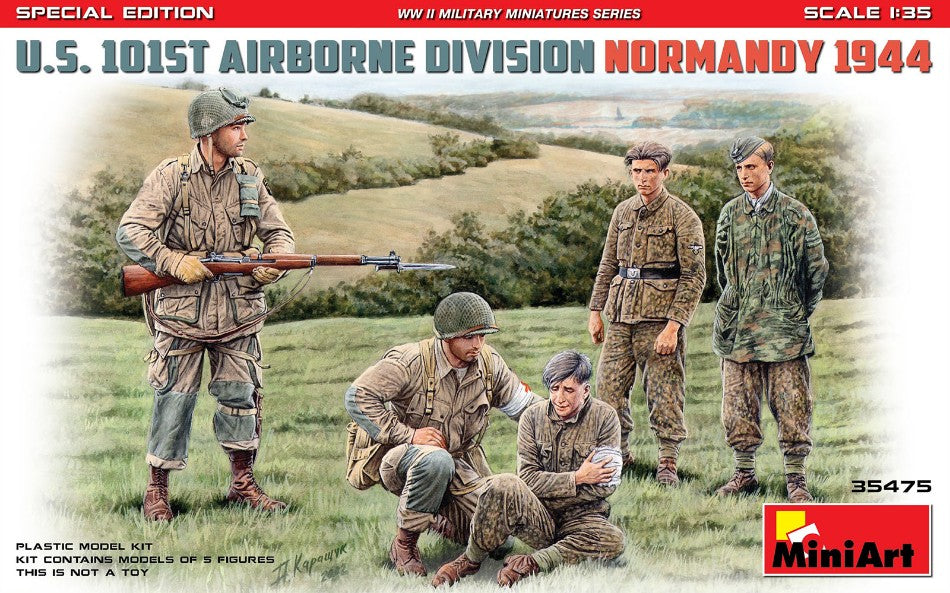 U.S. 101st AIRBORNE DIVISION NORMANDY 1944 KIT 1:35 - Miniart - MIN35475