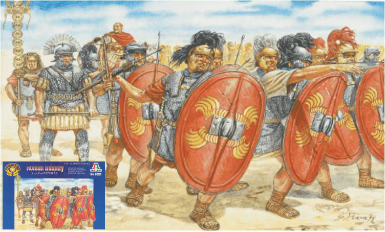 ROMAN INFANTRY SOLDATINI KIT 1:72 - Italeri - IT6021